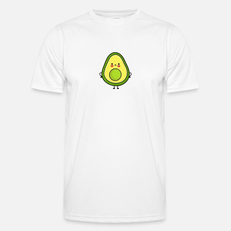 Cute and grumpy avocado Men's Functional T-Shirt
