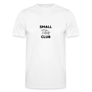 Small Titis Club Tits Brüste Party Kostüm - Männer Funktions-T-Shirt - Weiß - Vorne - AI Model Male 178 dark (178cm)