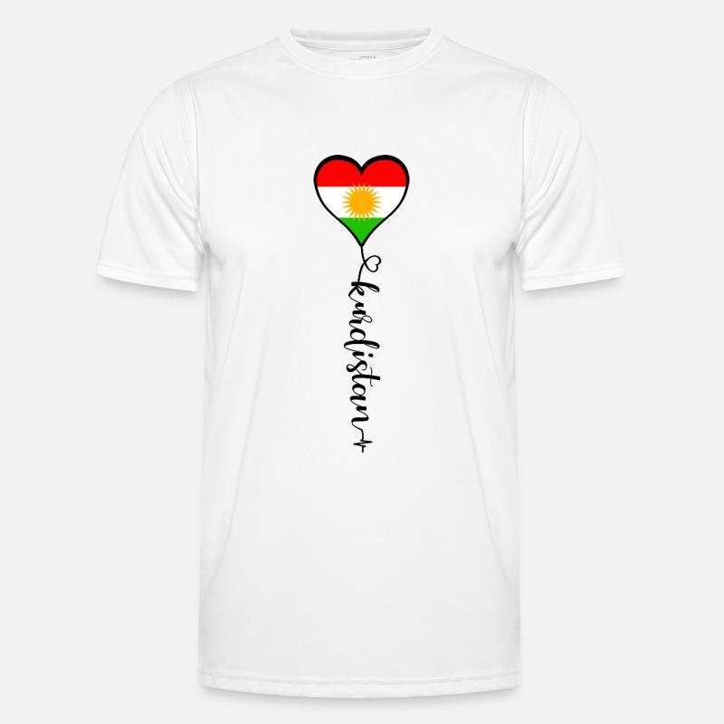 Kurdistan Flag Bakur Bashur Rojava Rojhlt Newroz Men's Functional T-Shirt