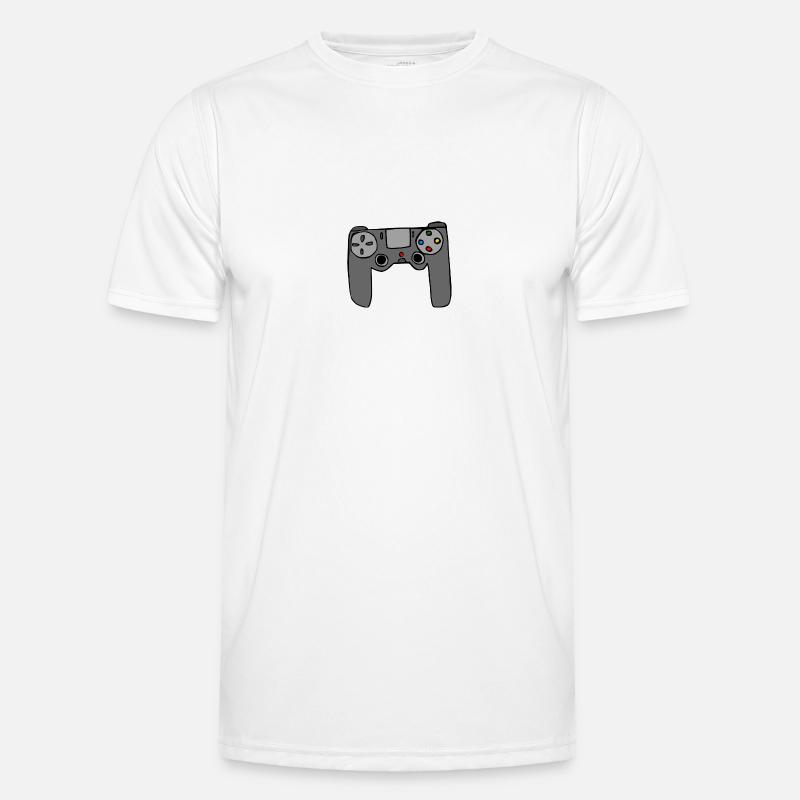 Controller - Männer Funktions-T-Shirt - Weiß