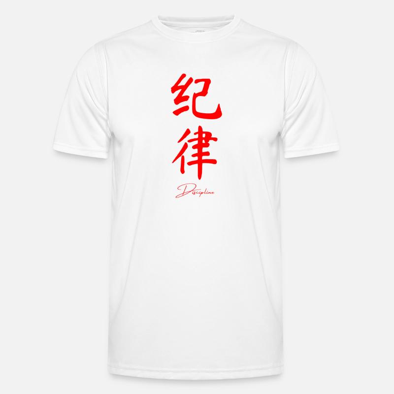 Chinesisch Männer Funktions-T-Shirt