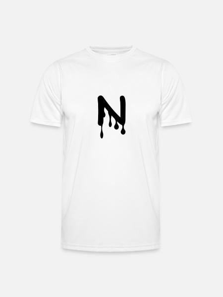 n_comic_graffiti - Männer Funktions-T-Shirt - Weiß