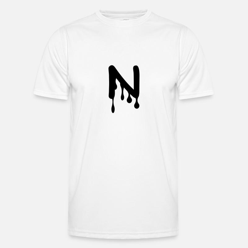 n_comic_graffiti - Männer Funktions-T-Shirt - Weiß