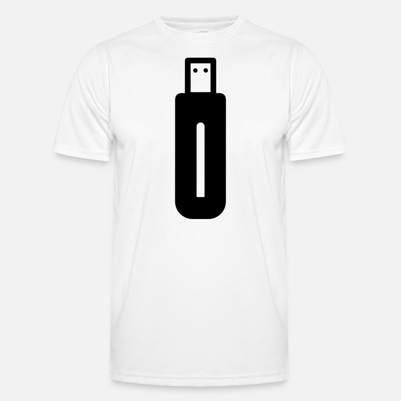 USB-Stick Männer Funktions-T-Shirt