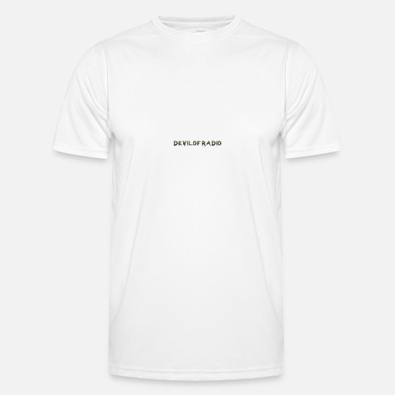 Devil01 - Männer Funktions-T-Shirt - Weiß