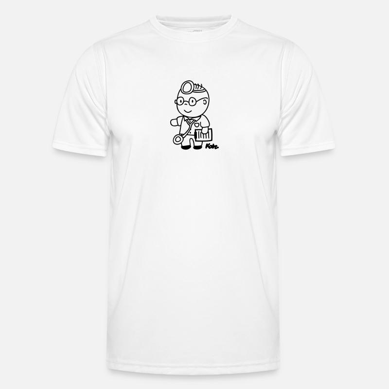 Arzt Männer Funktions-T-Shirt