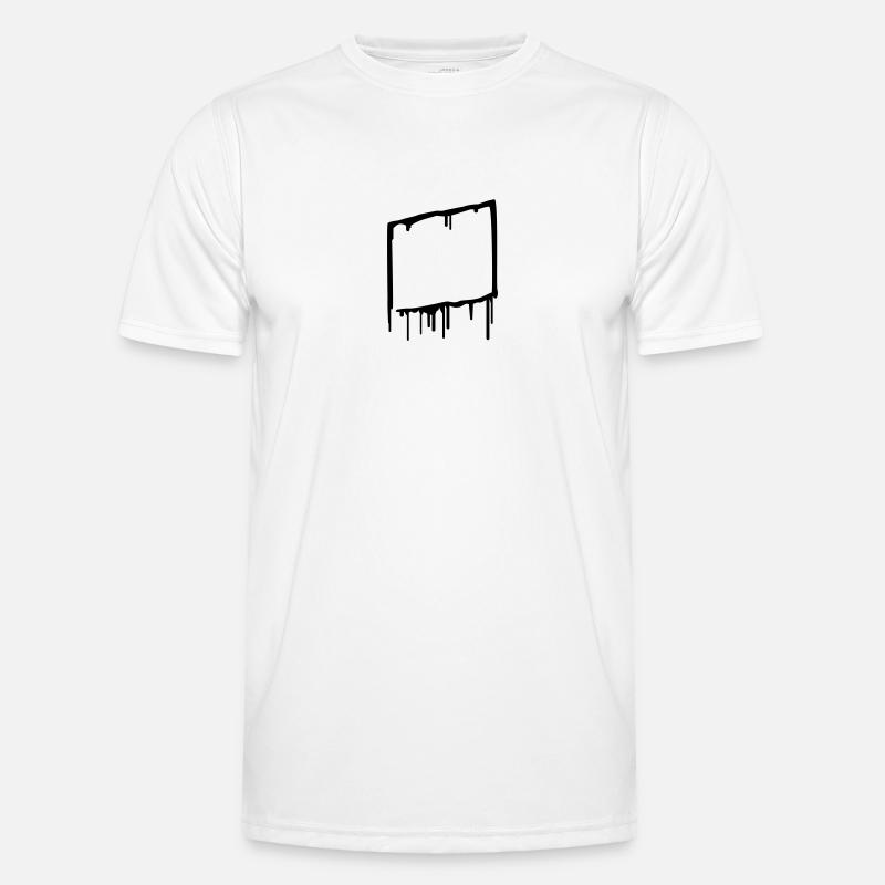 graffiti_frame - Men's Functional T-Shirt - white
