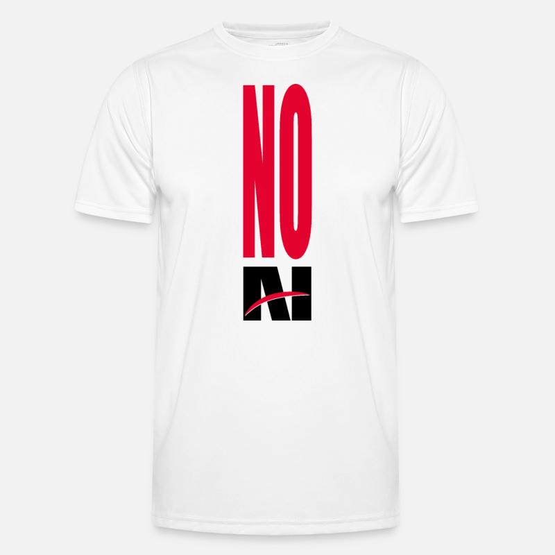NO AI - no Artificial Intelligence Men's Functional T-Shirt