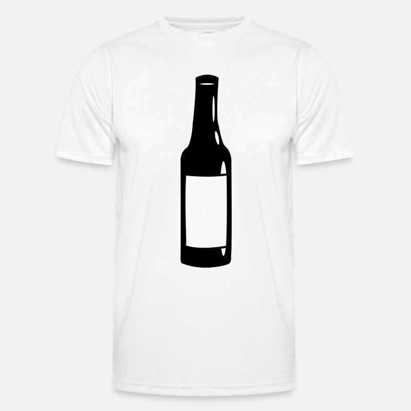 Bier / Flasche Design Männer Funktions-T-Shirt