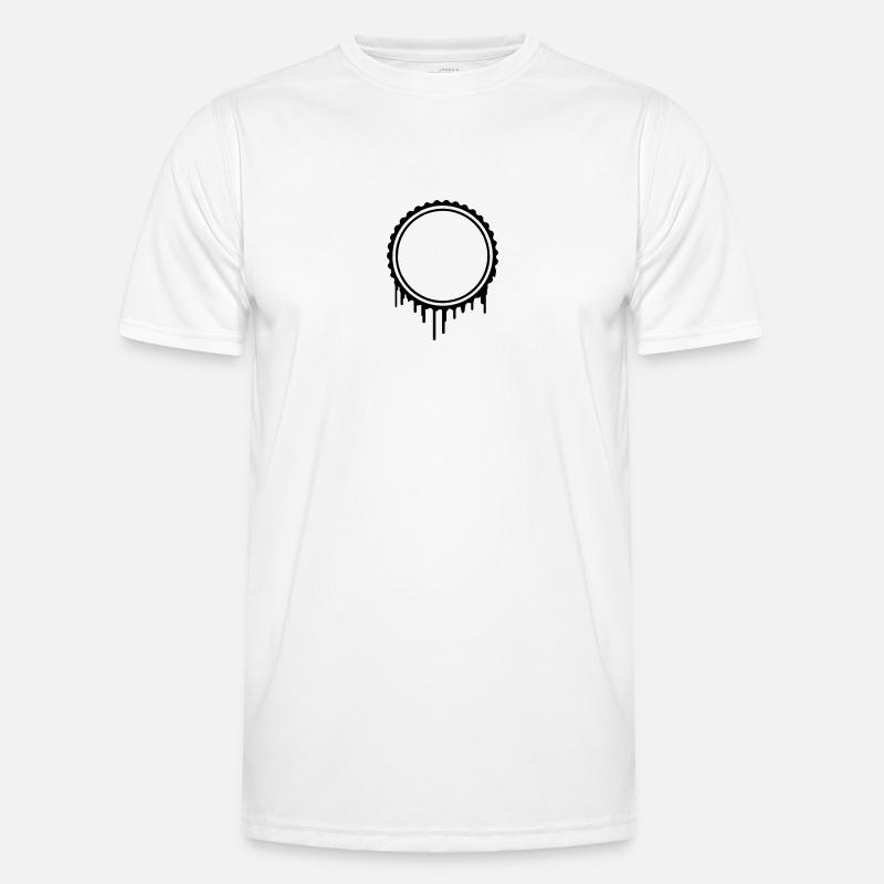 Cadre timbre Graffiti à la frontière T-shirt sport Homme