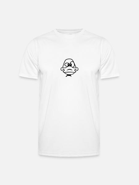 Dumme dumme ænder - Funktionsshirt til herrer - hvid