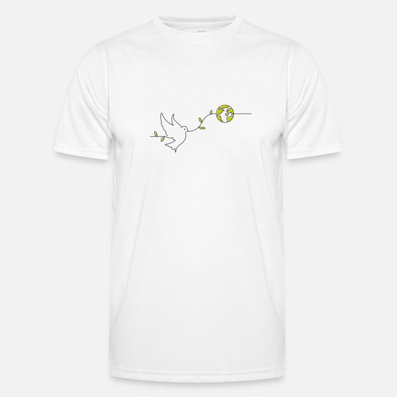 Peace Männer Funktions-T-Shirt