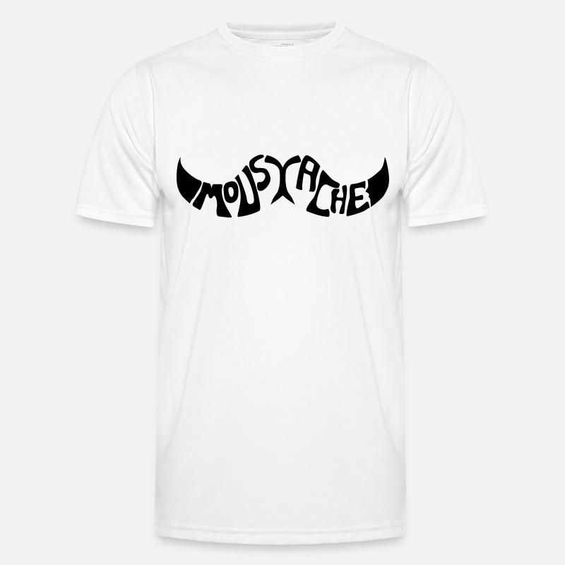 Moustache T-shirt sport Homme