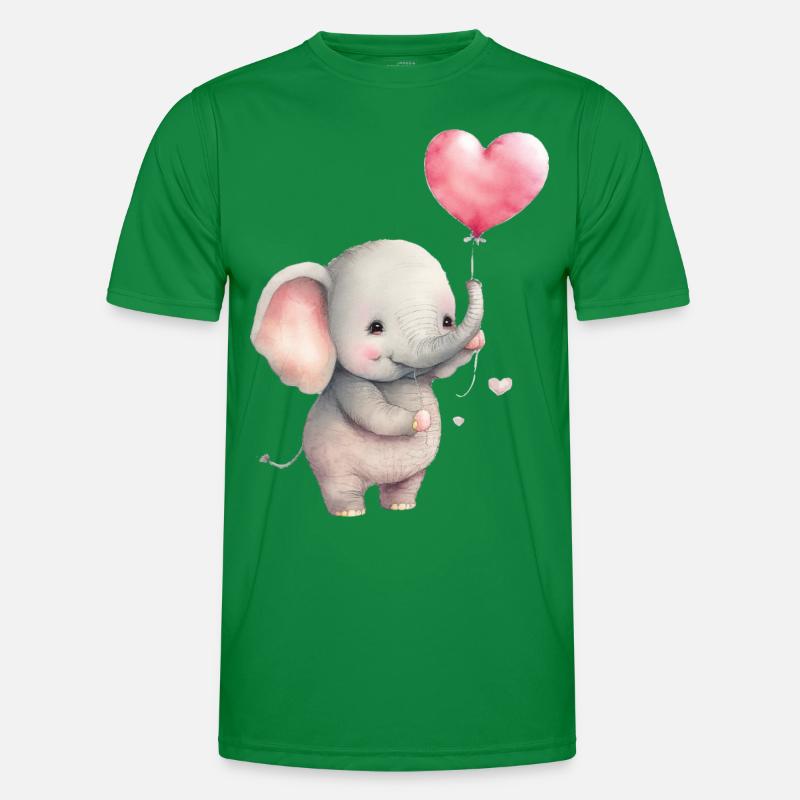 Cute elephant Men's Functional T-Shirt