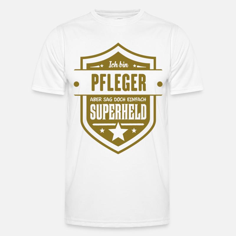 Super Pfleger Männer Funktions-T-Shirt