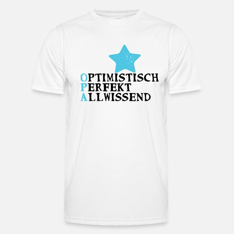 bester Opa Männer Funktions-T-Shirt