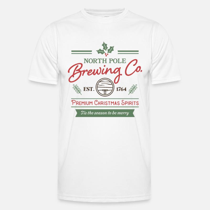 North Pole Brewing Co. - Men's Functional T-Shirt - white