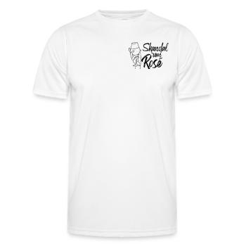 Skandal Um Rosé Rosewein Roseschorle - Männer Funktions-T-Shirt - Weiß - Vorne - AI Model Male 178 dark (178cm)