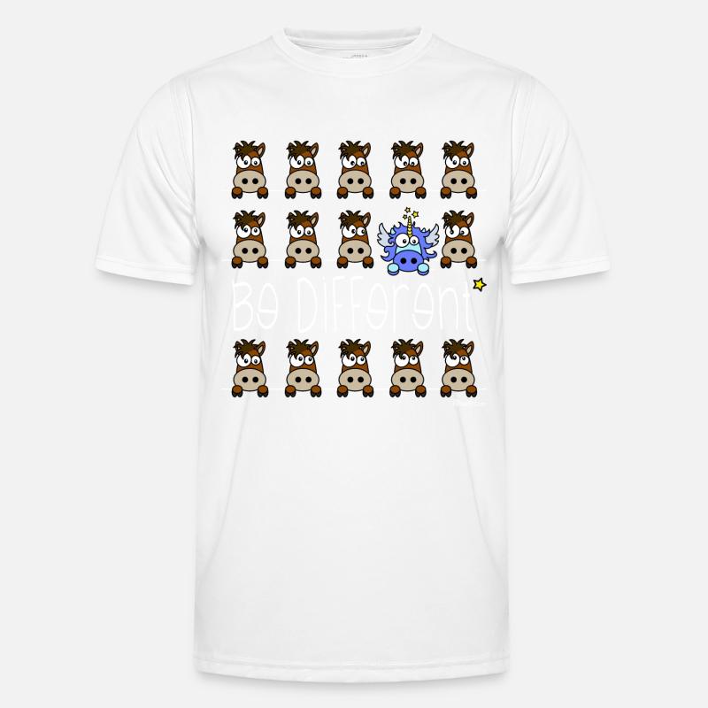 Licorne Bleu - Be Different, WT T-shirt sport Homme