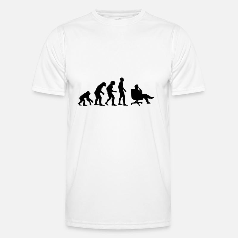 Evolution Chef Büro Männer Funktions-T-Shirt