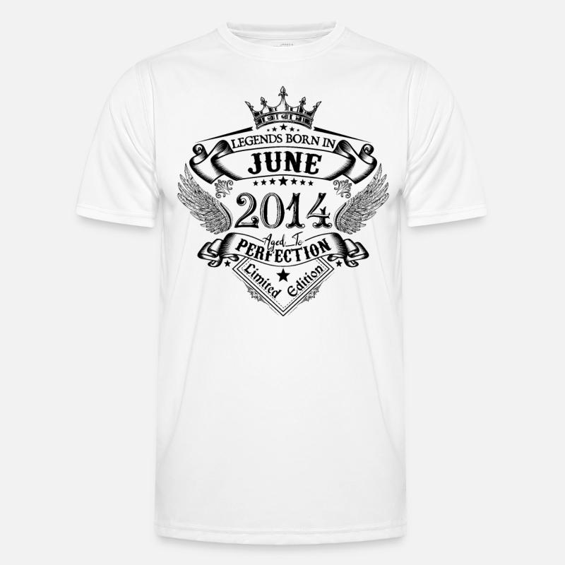 Geburtstag Juni 2014 Juni Jubiläum 2014 Männer Funktions-T-Shirt