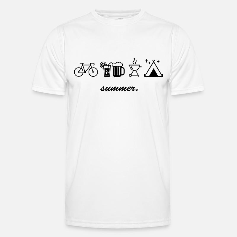summer. Männer Funktions-T-Shirt
