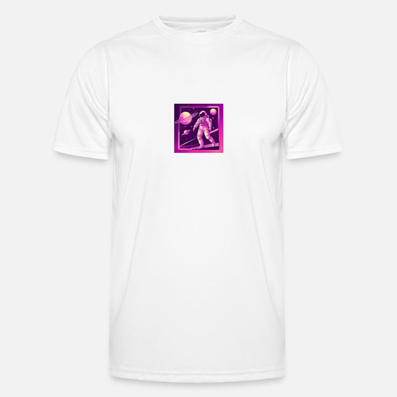 Dancing in Space Männer Funktions-T-Shirt