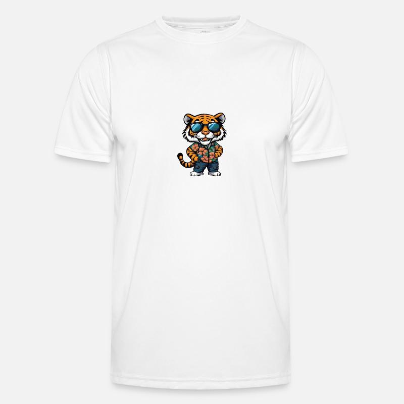 Tiger Comic Cool Summer - Men's Functional T-Shirt - white
