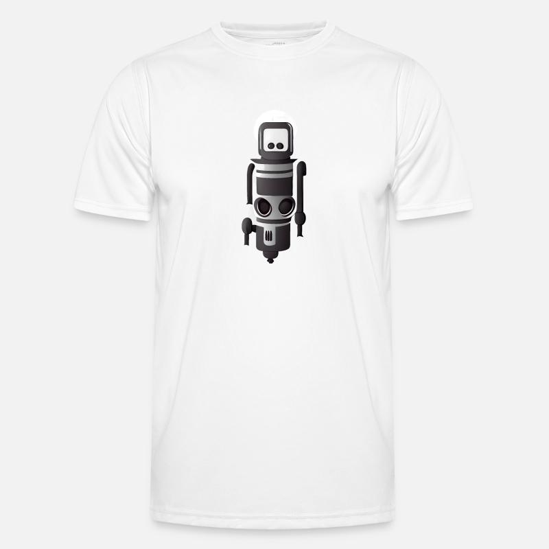Robots hovering Men's Functional T-Shirt