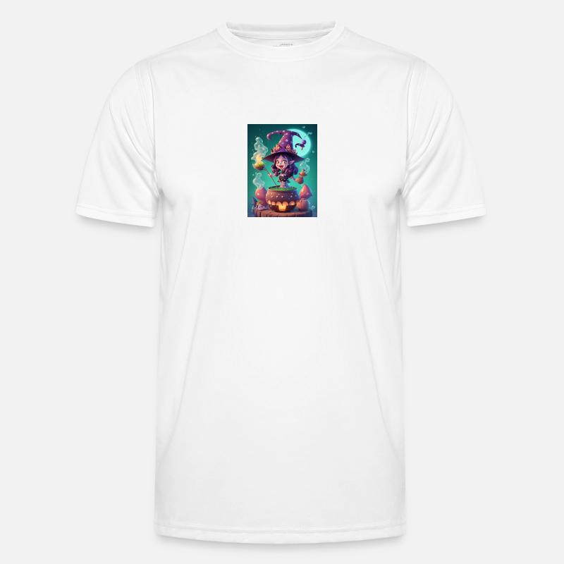Whimsical witch Men's Functional T-Shirt
