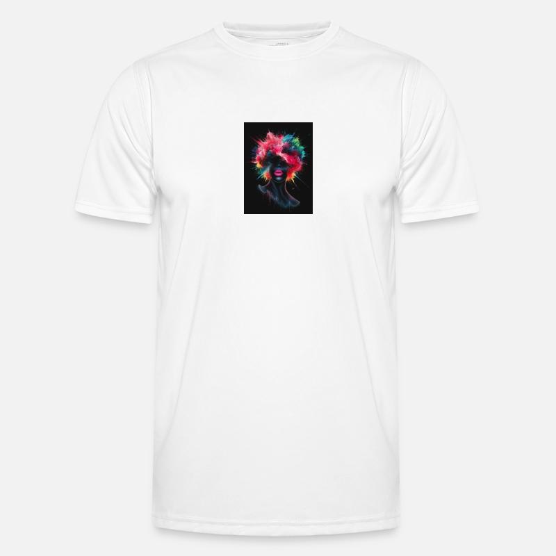 Colors Explosion - Men's Functional T-Shirt - white