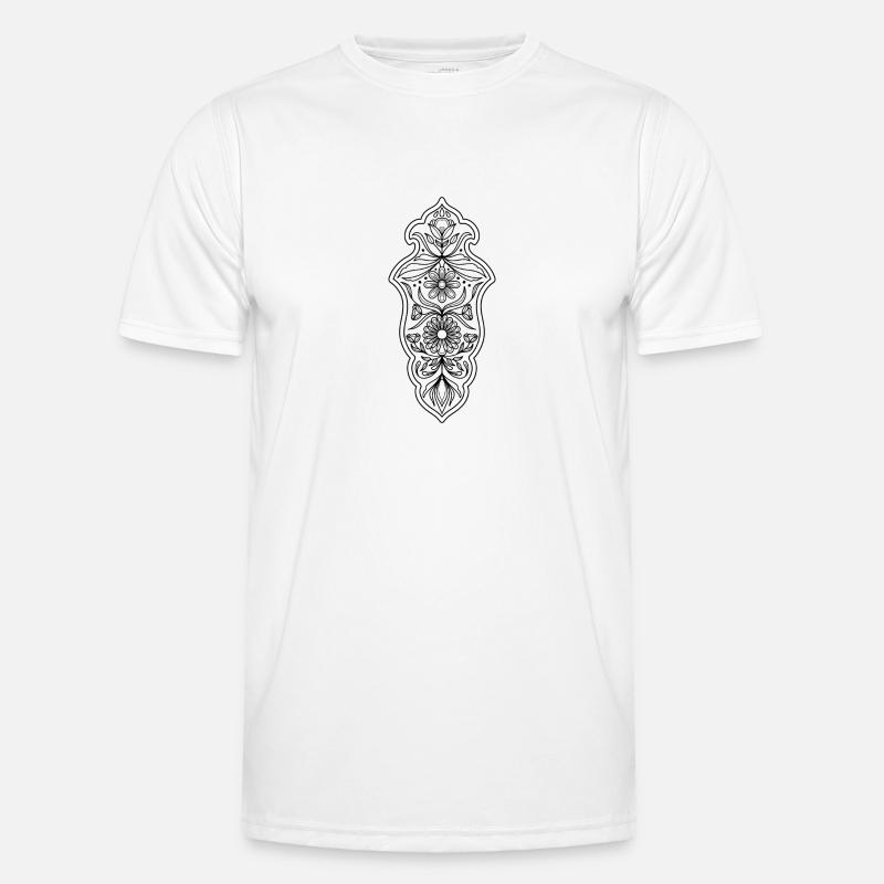 Fleurs capturée T-shirt sport Homme