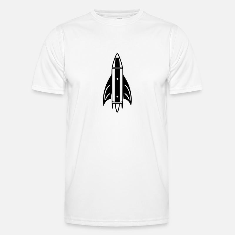 Rocket - Men's Functional T-Shirt - white