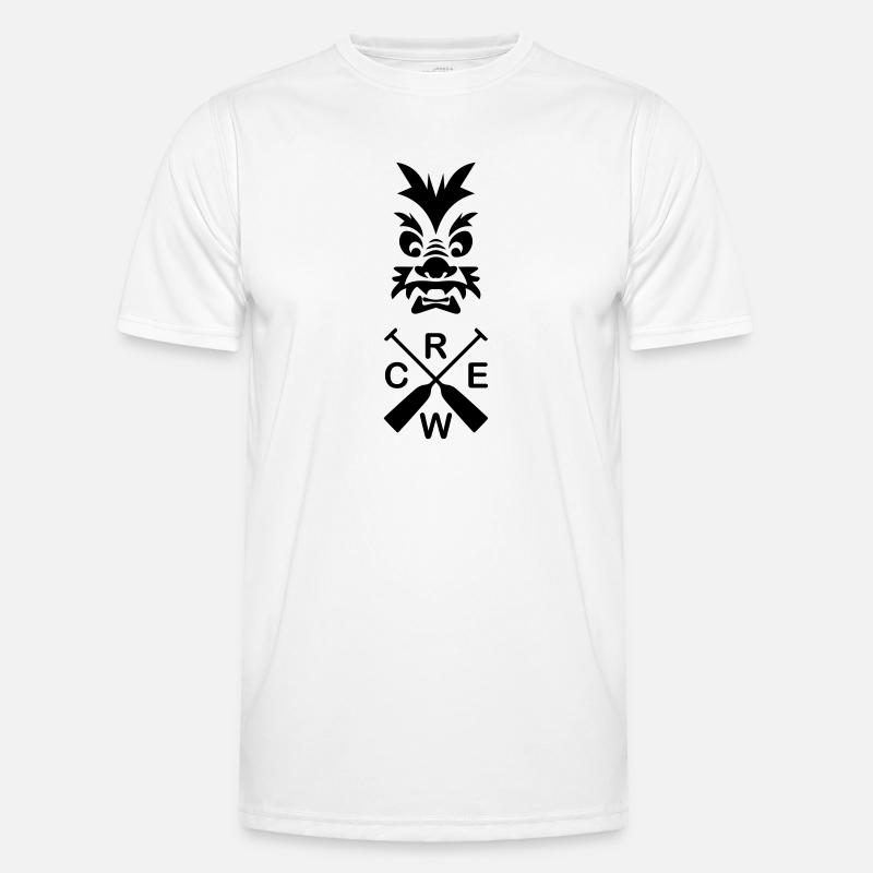 Drachenboot Team 1c - Männer Funktions-T-Shirt - Weiß