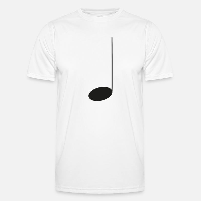 Note de musique simple / noir T-shirt sport Homme