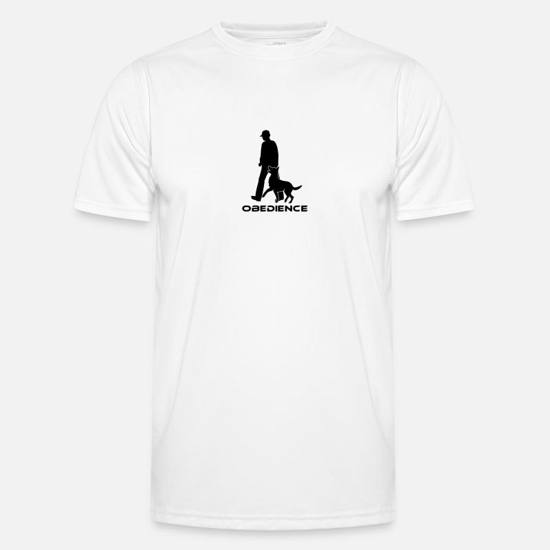 (83) L'obéissance T-shirt sport Homme