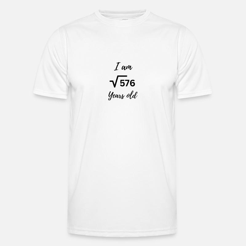 24 ans – Conception de numéro propre pour l’anniversaire T-shirt sport Homme