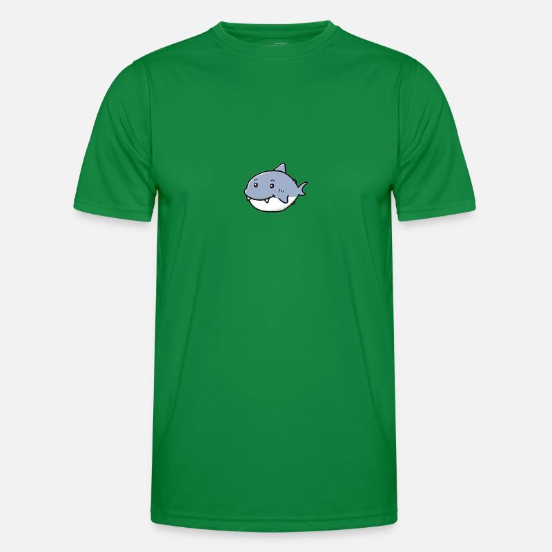 Cute Shark Männer Funktions-T-Shirt