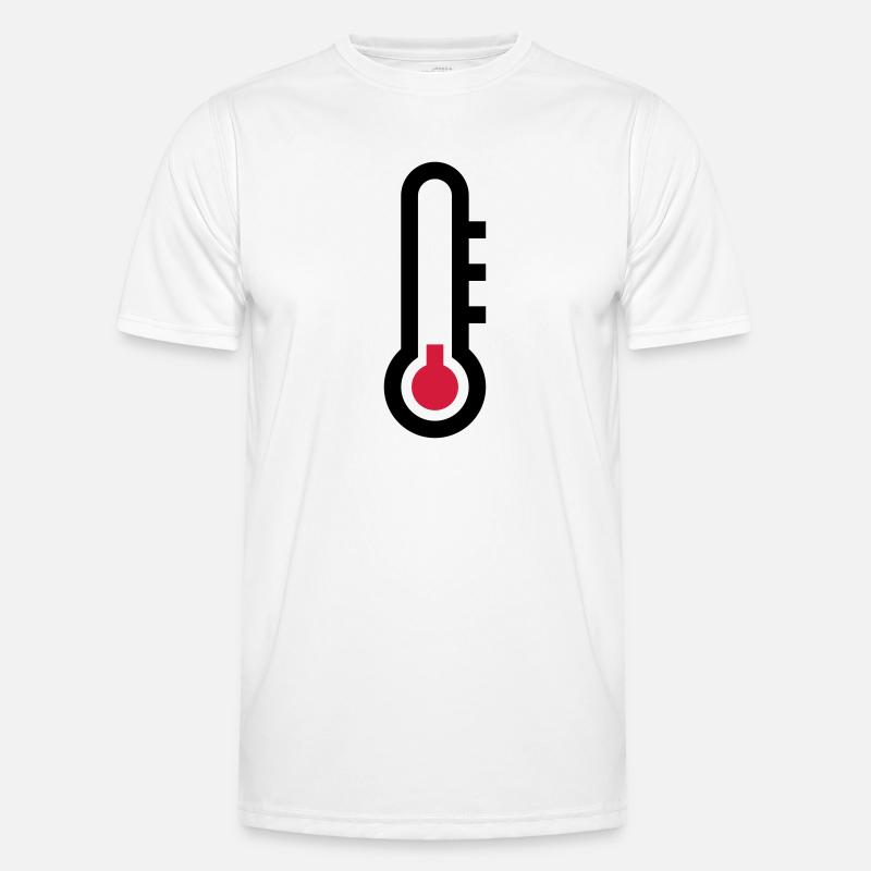 Thermostat temperature icon icon Men's Functional T-Shirt