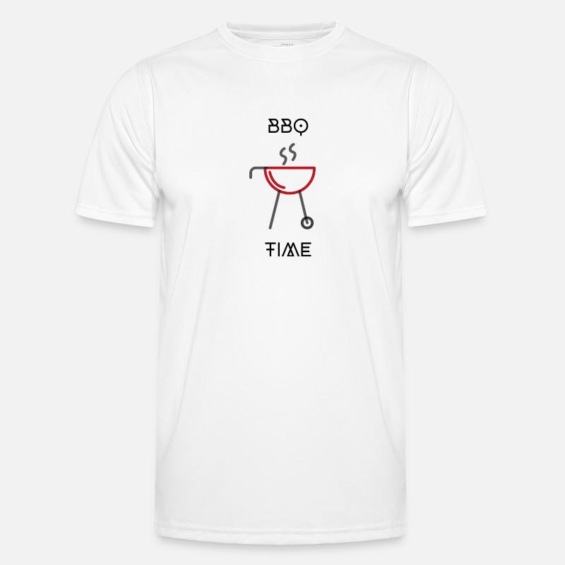 BBQ Time T-shirt sport Homme