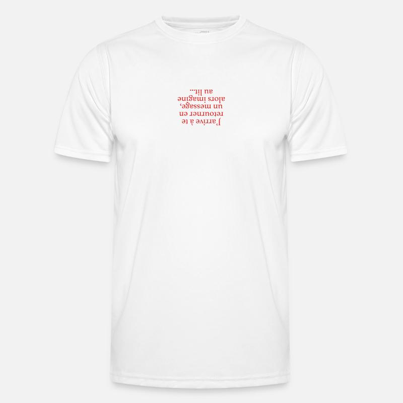Turning Yourself Back - Men's Functional T-Shirt - white