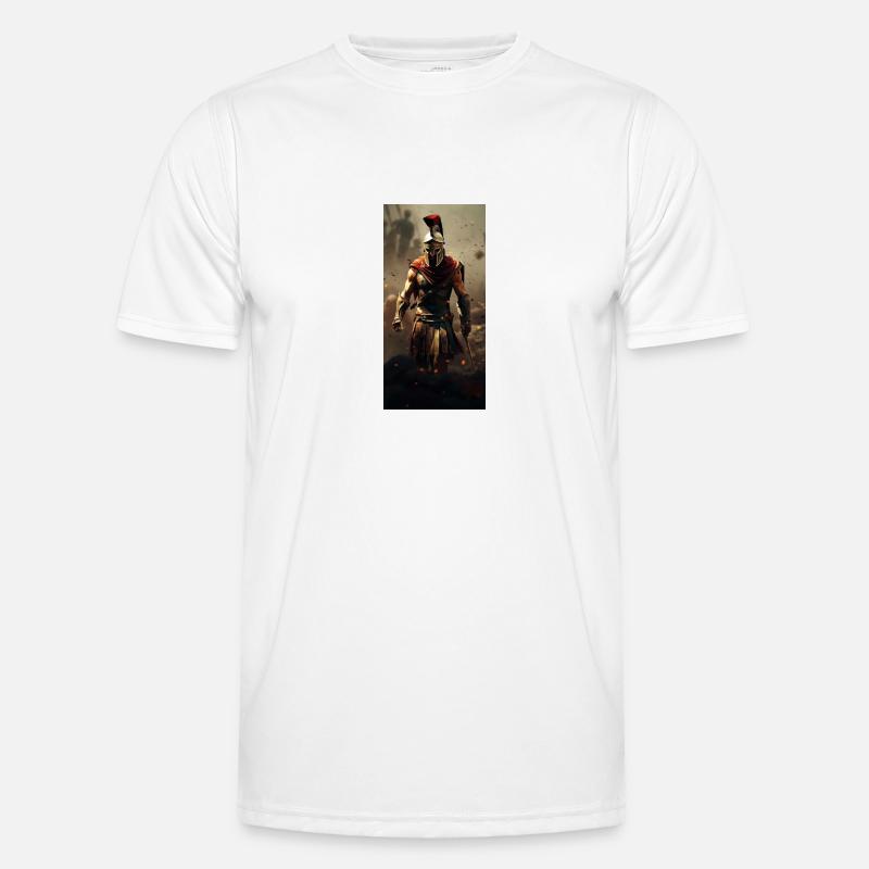 C9030EE5B3D974B0310754FB300ED40E - Männer Funktions-T-Shirt - Weiß