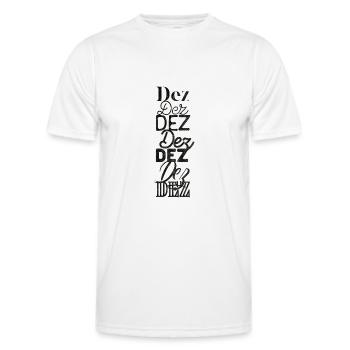 Head - Men's Functional T-Shirt - white - Front - AI Model Male 178 dark (178cm)