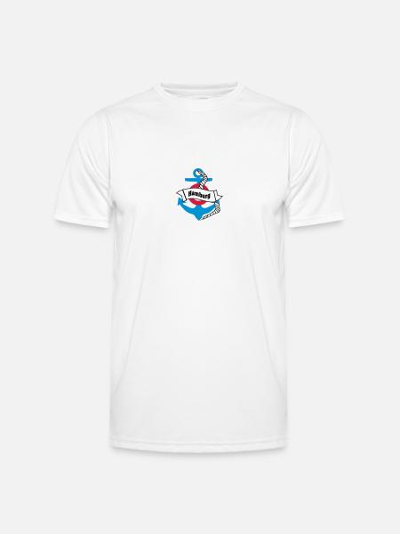 hamburg_1 - Männer Funktions-T-Shirt - Weiß