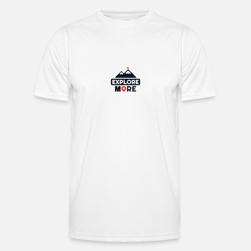 Explore More Männer Funktions-T-Shirt
