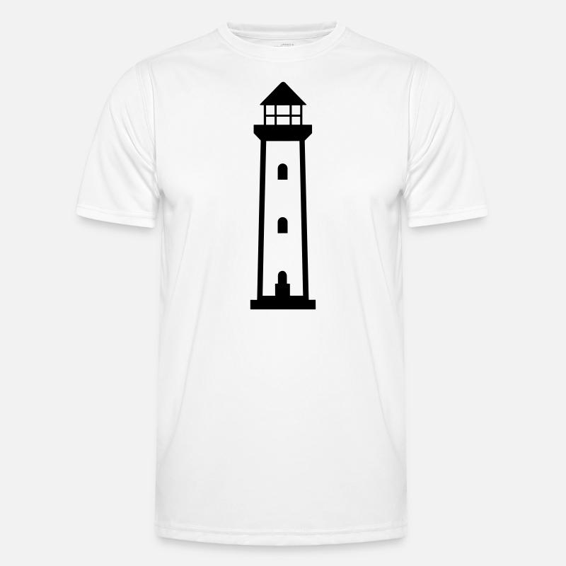 Lighthouse - Men's Functional T-Shirt - white