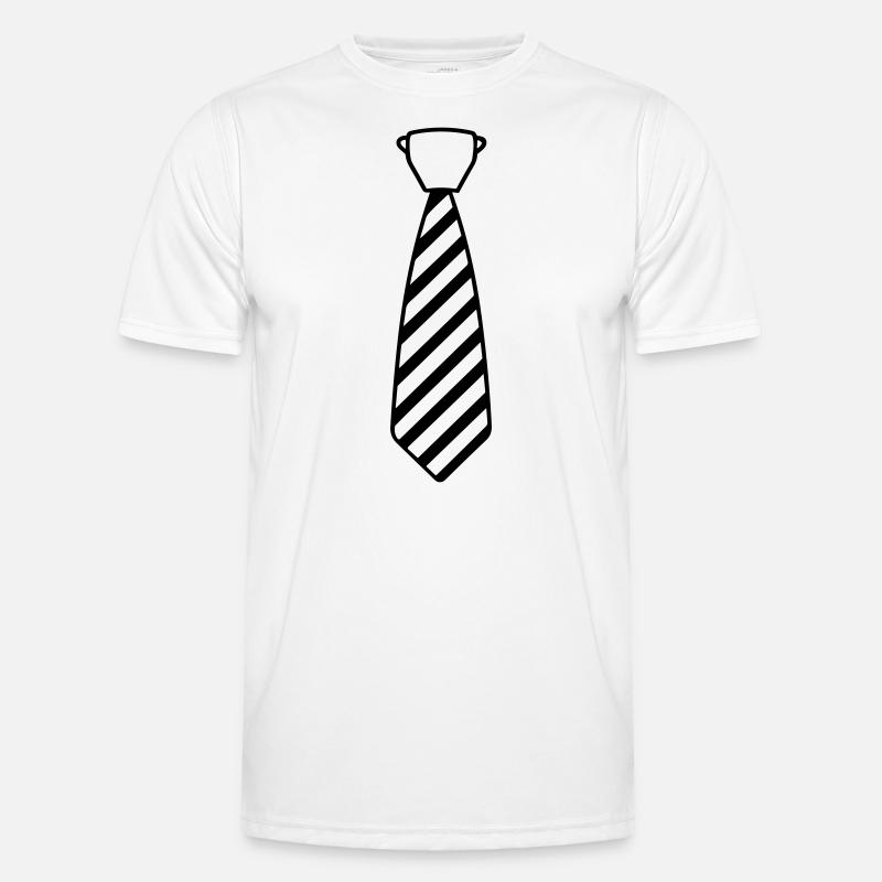Binden - Männer Funktions-T-Shirt - Weiß