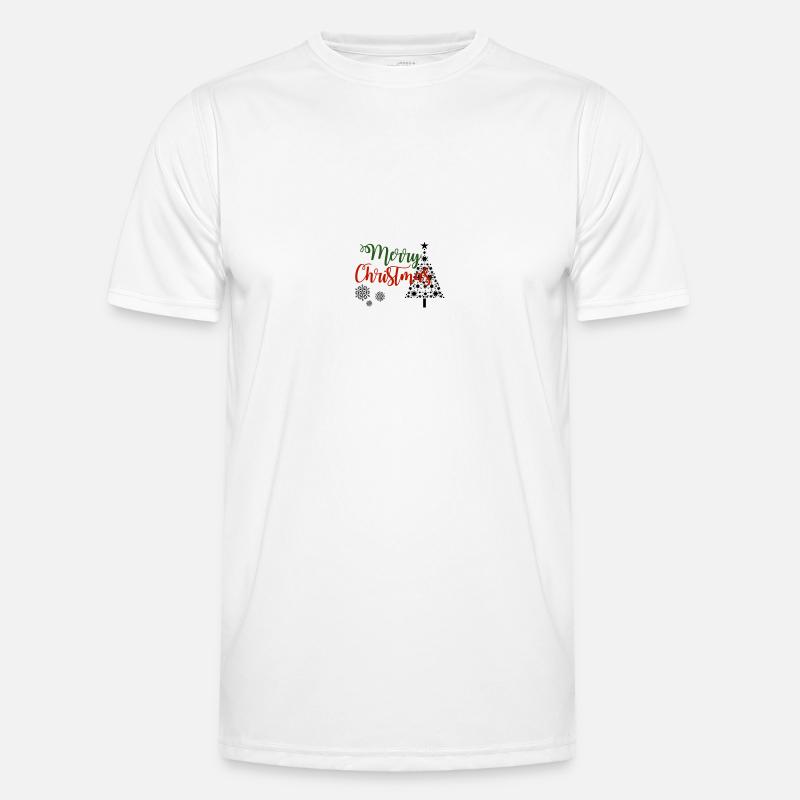 Merry Christmas - Men's Functional T-Shirt - white