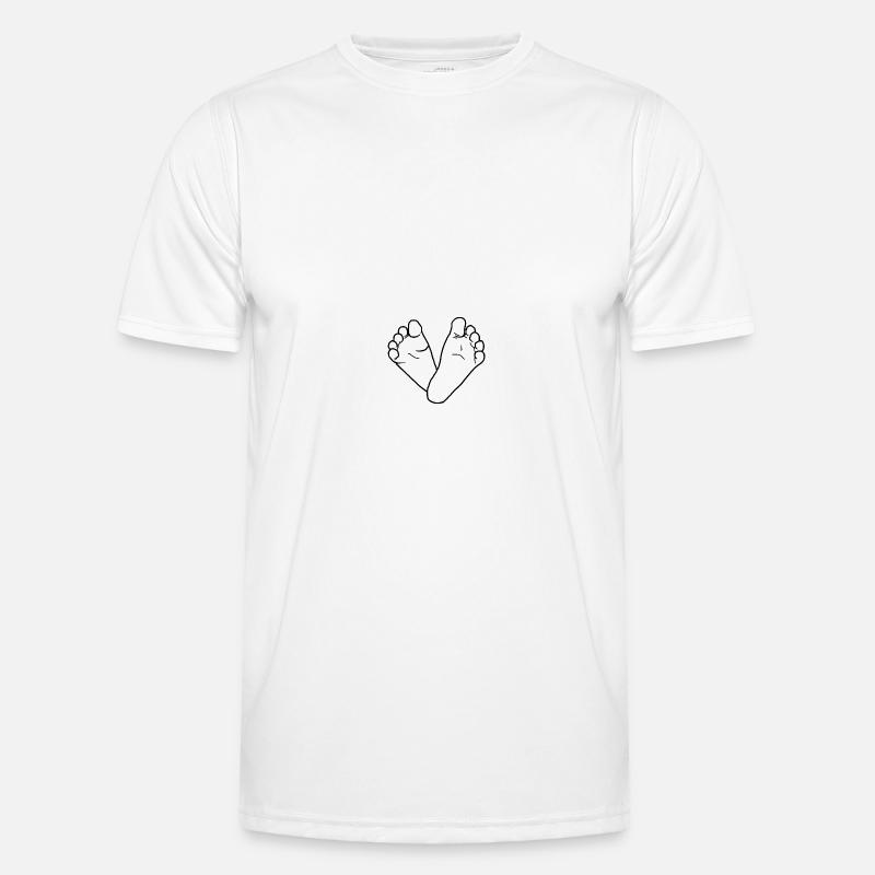Pieds de bébé T-shirt sport Homme