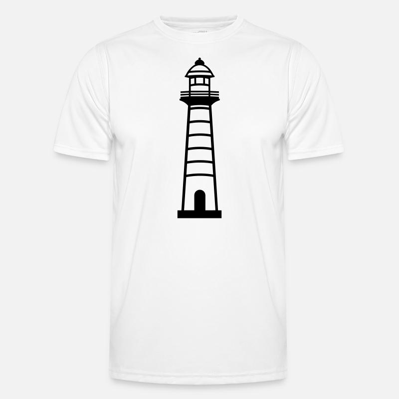 Leuchtturm Männer Funktions-T-Shirt